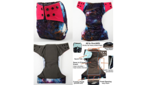 All in one (AIO) cloth diapers